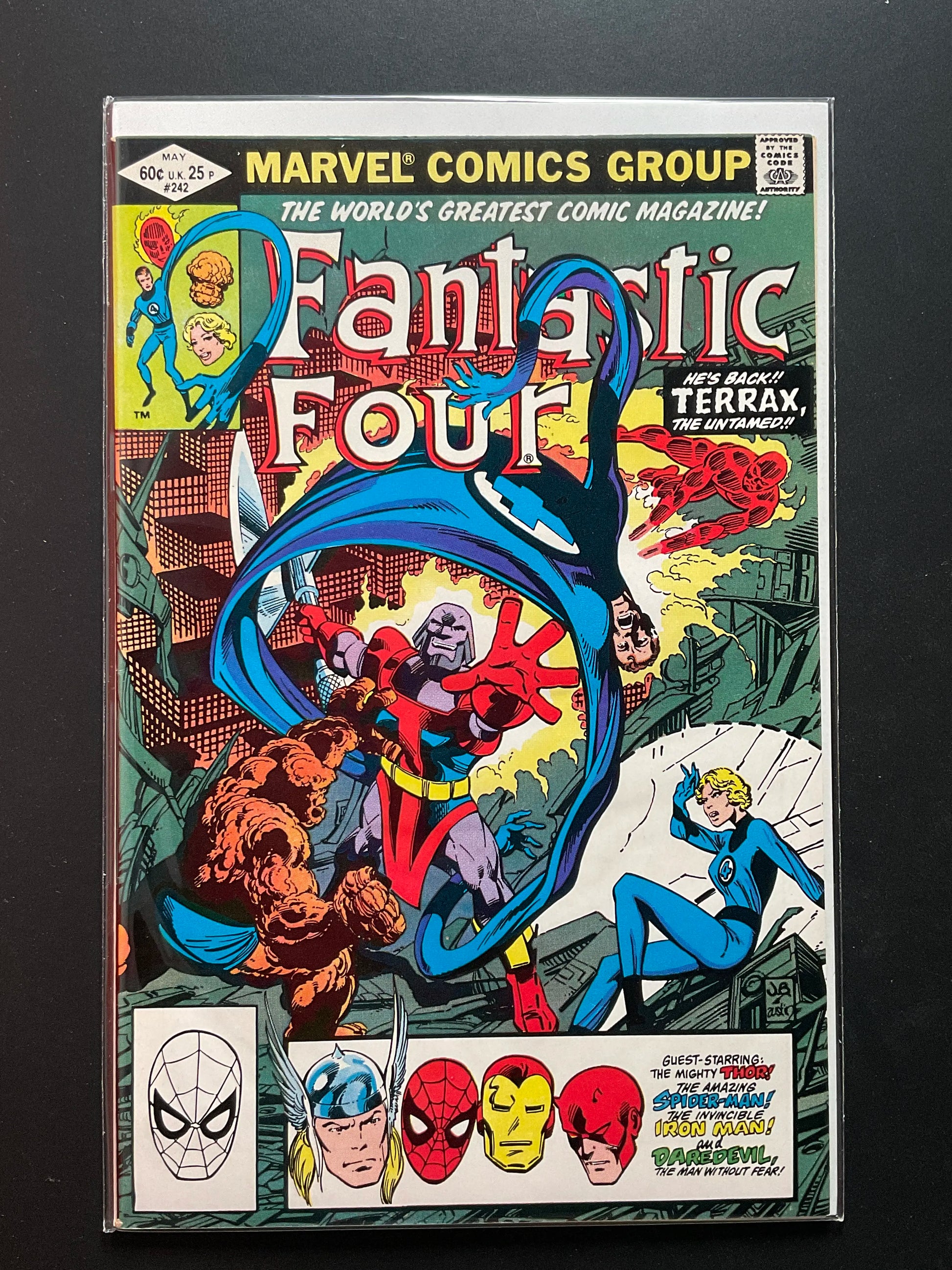Fantastic Four 242 Marvel Comics May 1982 Terrax Appearance - C