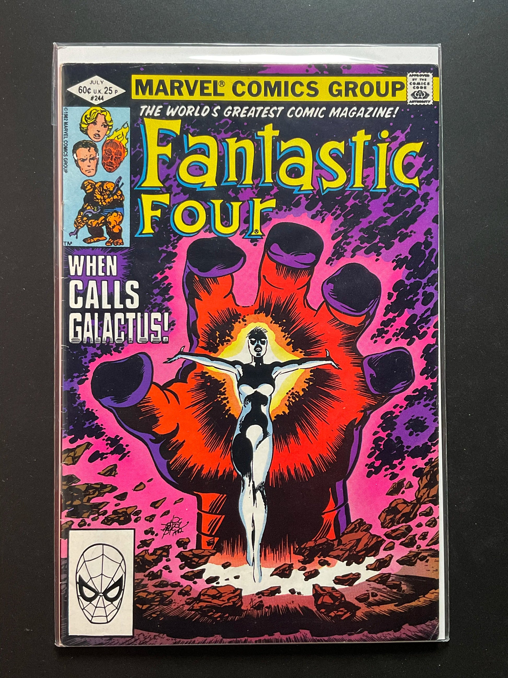 Fantastic Four 244 Marvel Comics July 1982 Galactus Appearance - B