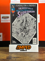 The Adventures of Superman 498 DC Comics 1993 Funeral for a Friend