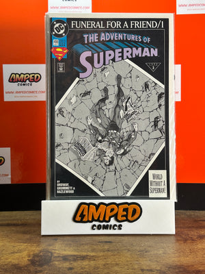 The Adventures of Superman 498 DC Comics 1993 Funeral for a Friend