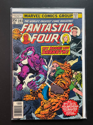 Fantastic Four 193 Marvel Comics 1978 Cry Doom Cry Darkoth - A