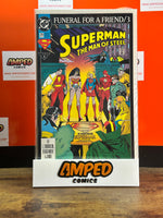 Superman The Man of Steel 20 (1993) DC Comics Funeral for a Friend