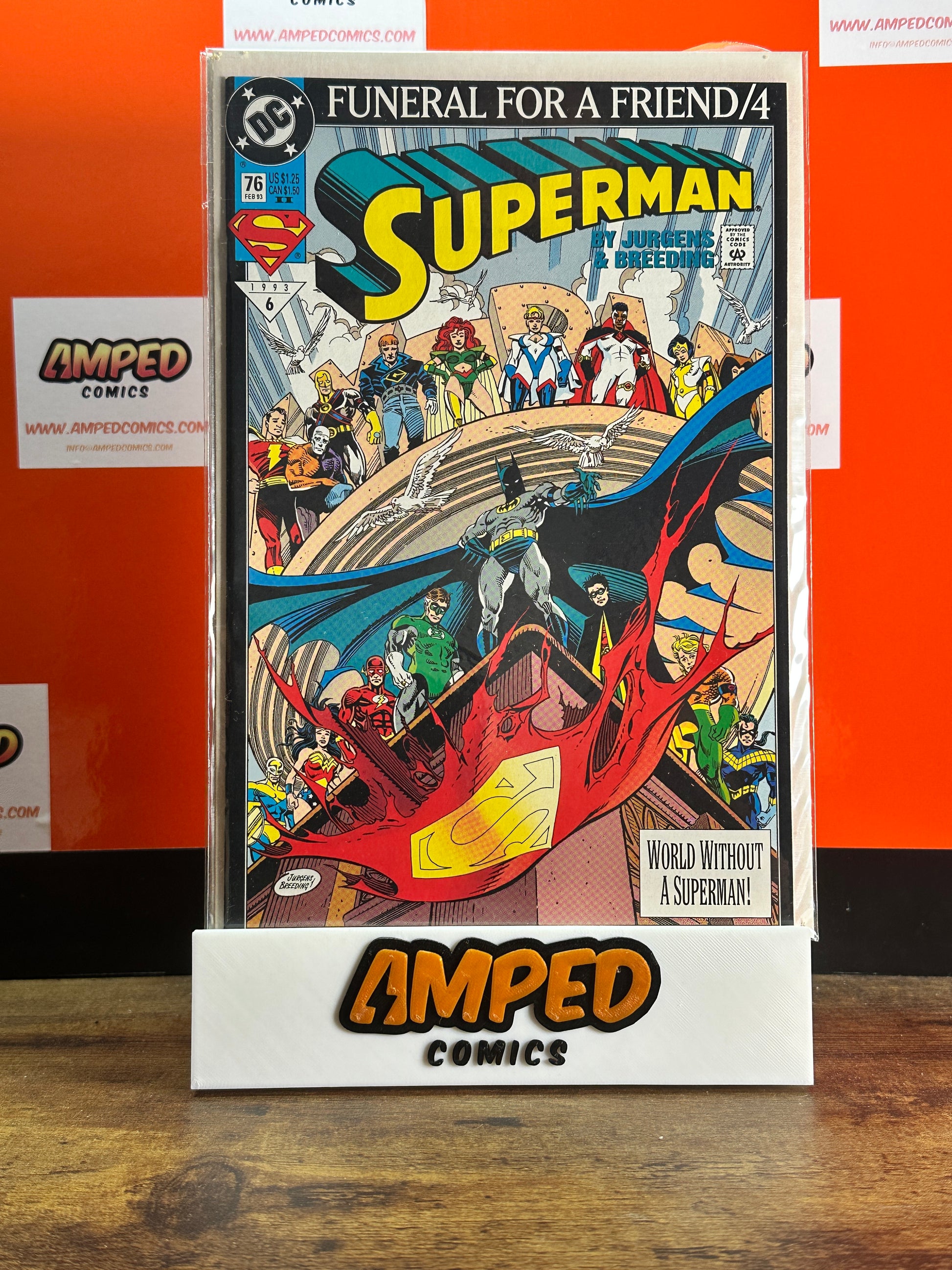 Superman 76 Funeral for a Friend Part 4 DC Comics 1993