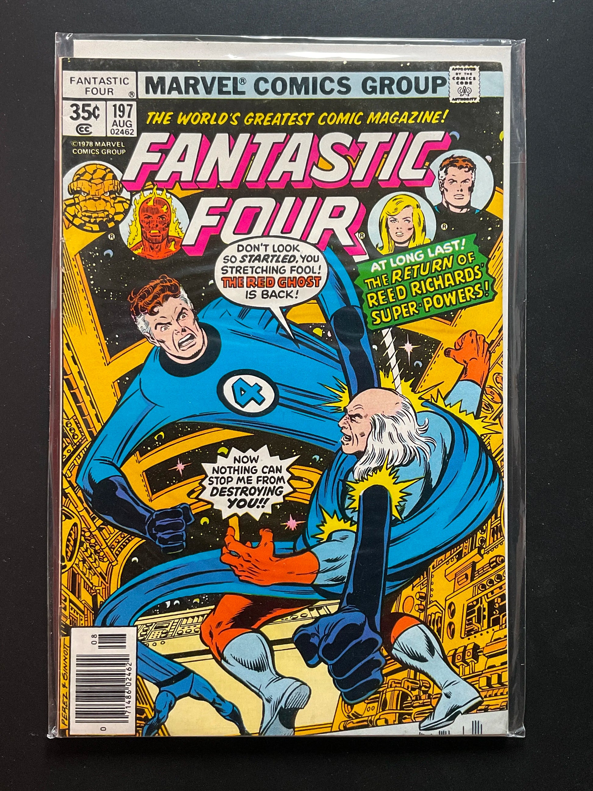 Fantastic Four 197 Marvel Comics 1978 The Red Ghost Returns