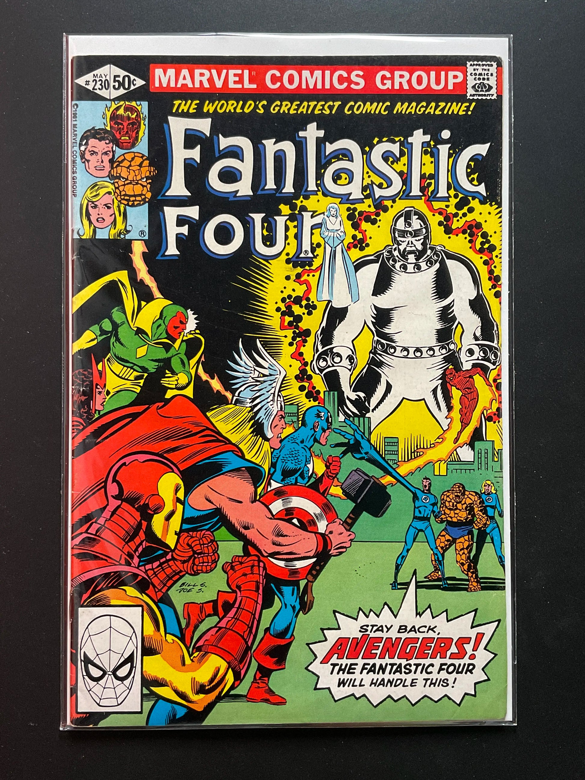 Fantastic Four 230 Marvel Comics May 1981 Avengers Appearance