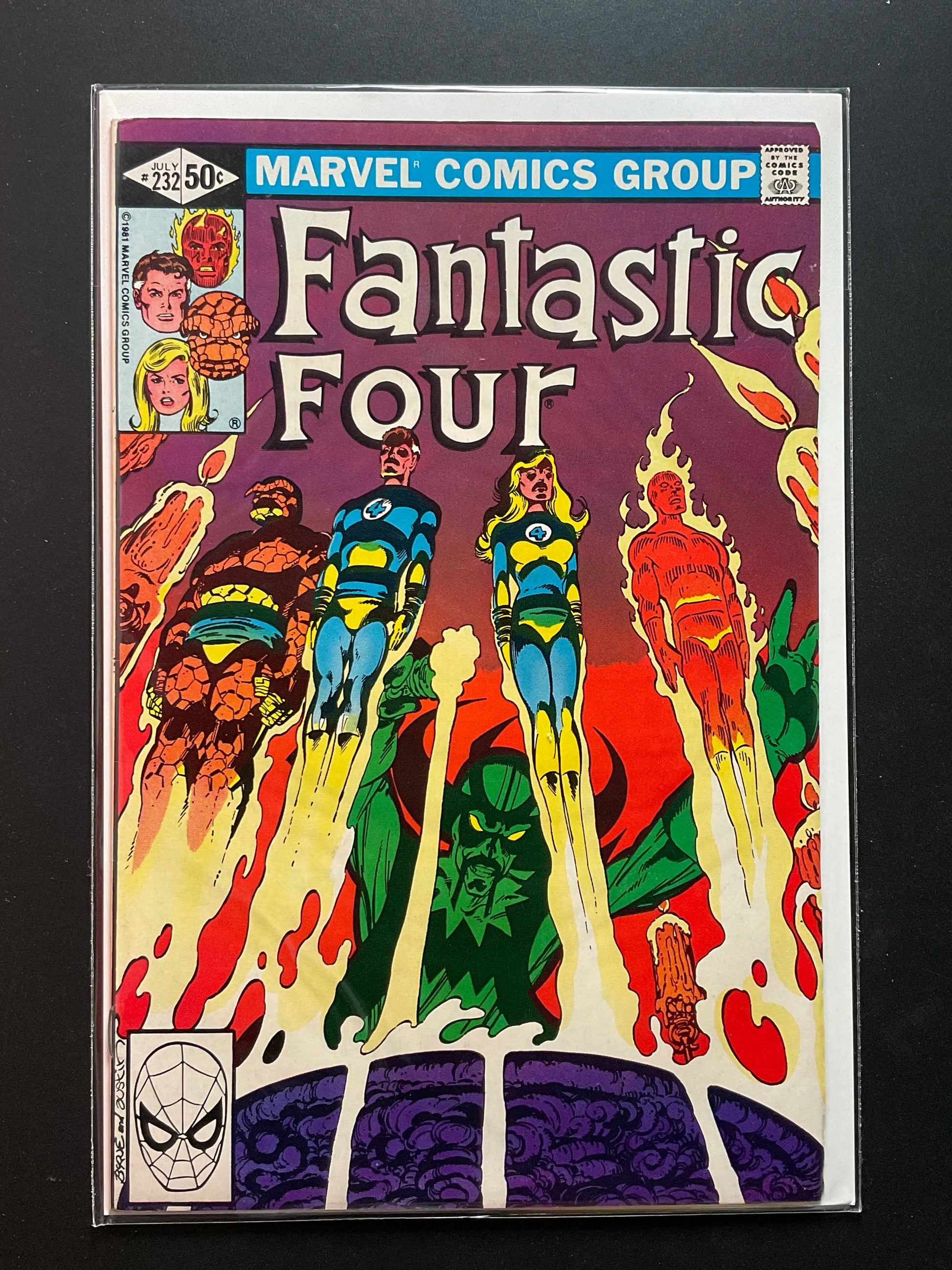 Fantastic Four 232 Marvel Comics July 1981 John Byrne Cover