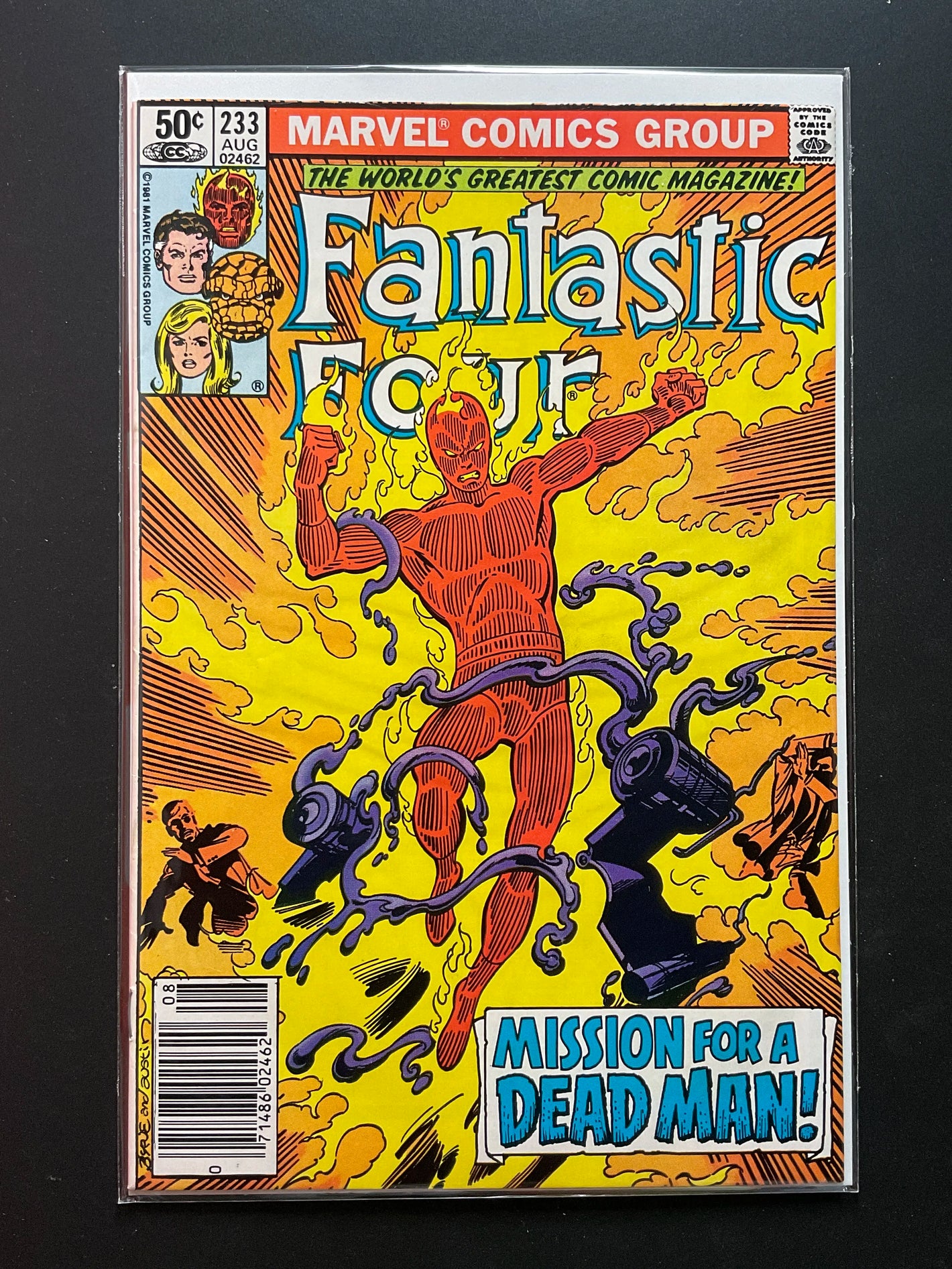 Fantastic Four 233 Marvel Comics Aug 1981 Mission for a Dead Man