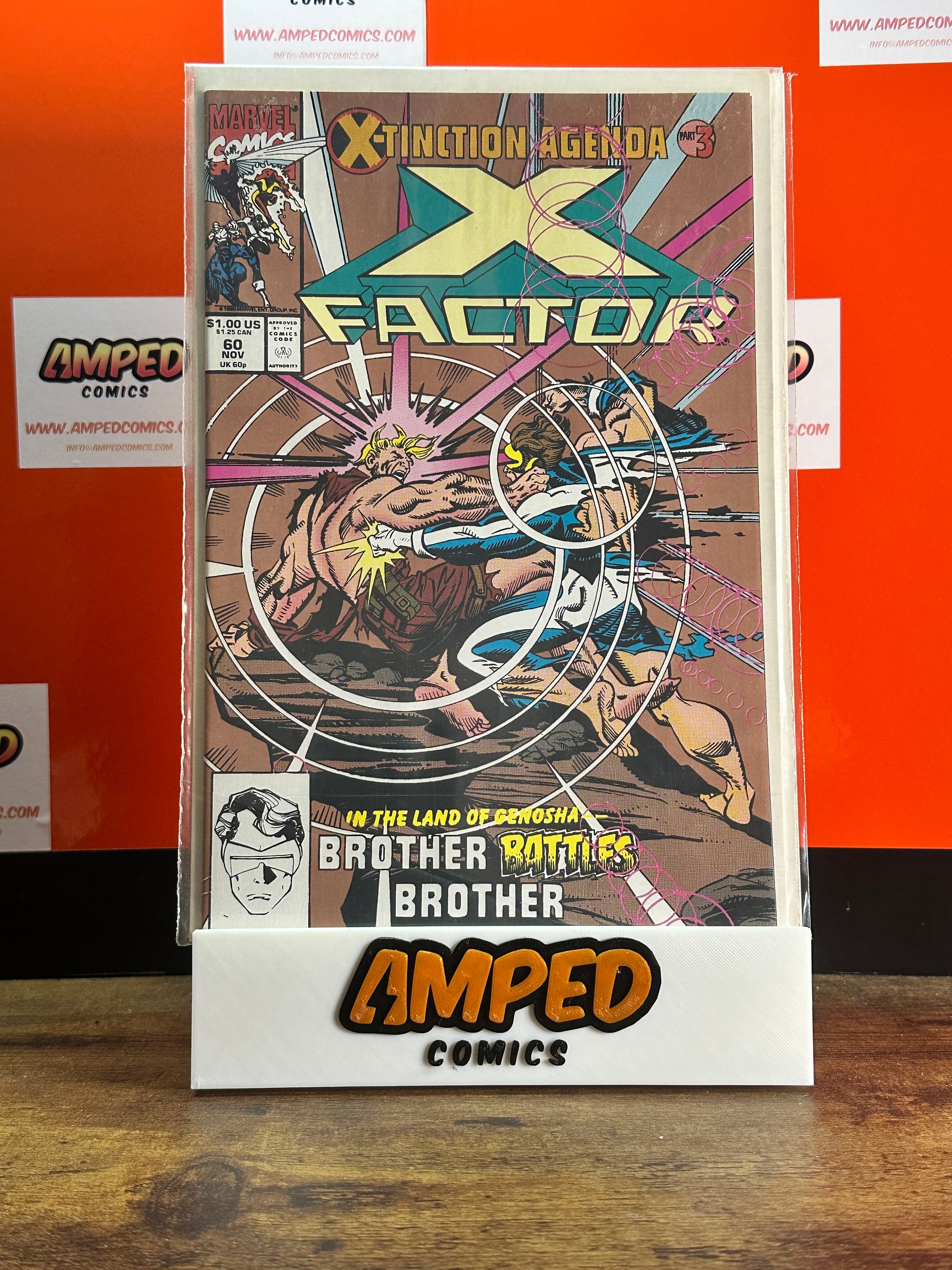 X-Factor 60 Marvel Comics Nov 1990 Extinction Agenda Part 3