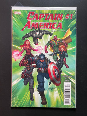 Captain America Road to War 1 Marvel Comics