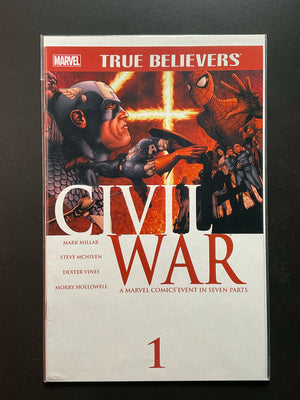 True Believers Civil War 1 Marvel Comics