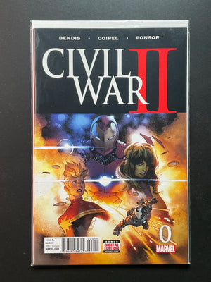 Civil War II 0 Marvel Comics 2016 Bendis Coipel Ponsor