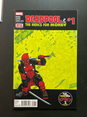 Deadpool The Mercs for Money 1 Marvel Comics 2016 HIP HOP