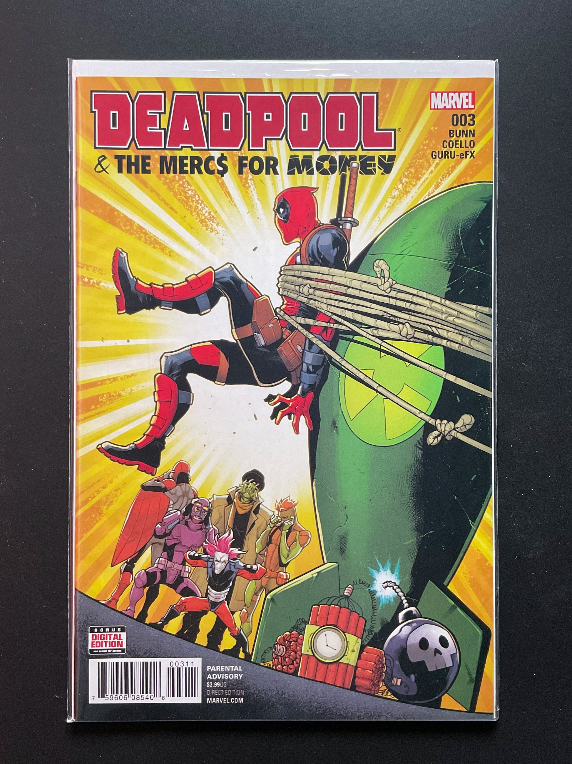 Deadpool The Mercs for Money 3 Marvel Comics 2016