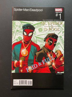 Spider-Man/Deadpool 1 Hip Hop Variant Edition Marvel Comics - A