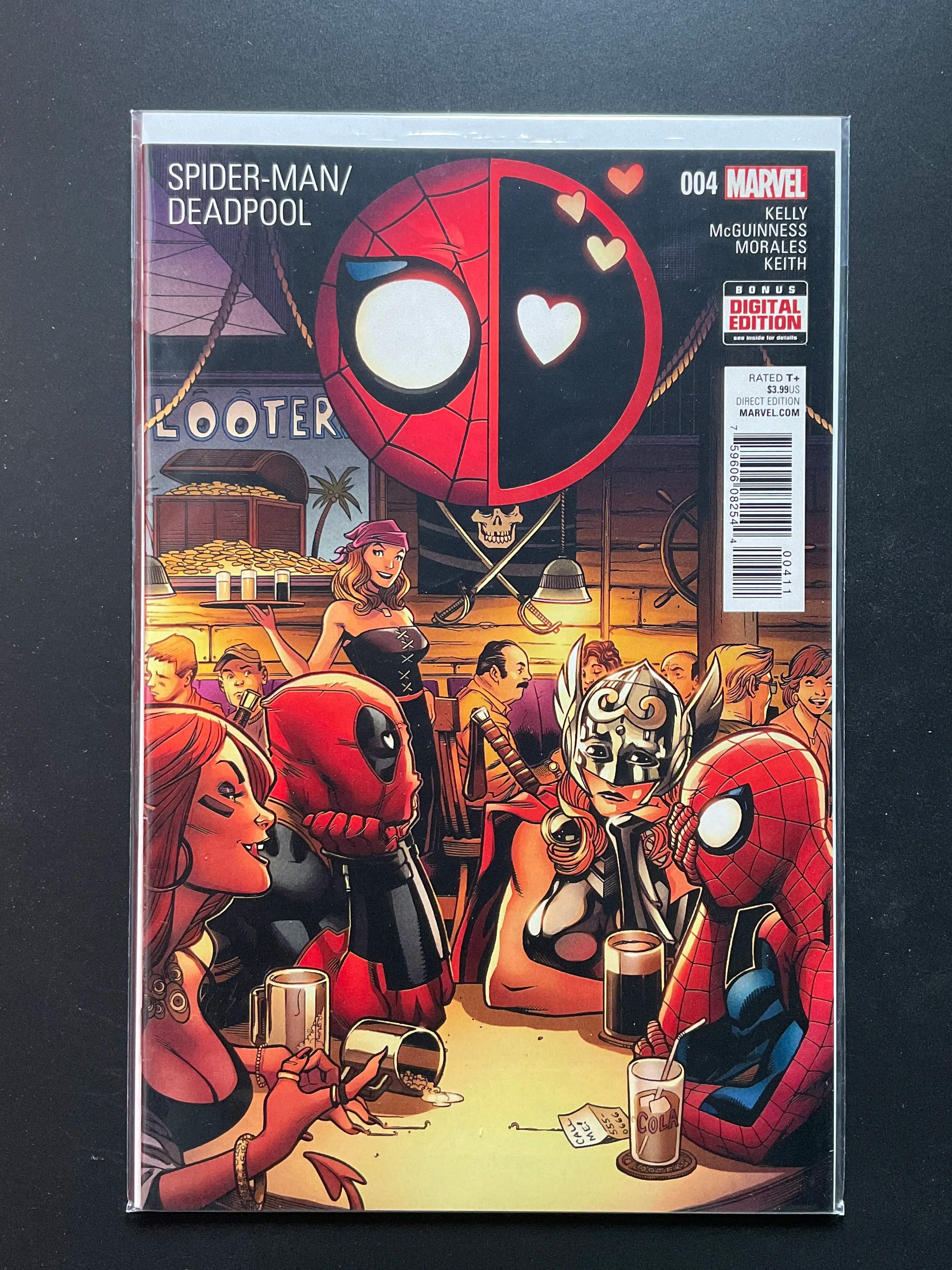 Spider-Man/Deadpool 4 Marvel Comics 2016 Kelly McGuinness Morales