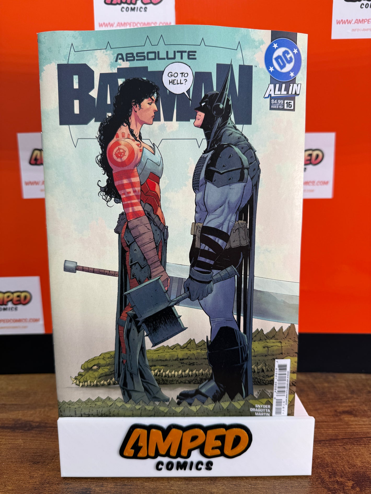 Absolute Batman #16 CVR A Nick Dragotta Wonder Woman Killer Croc