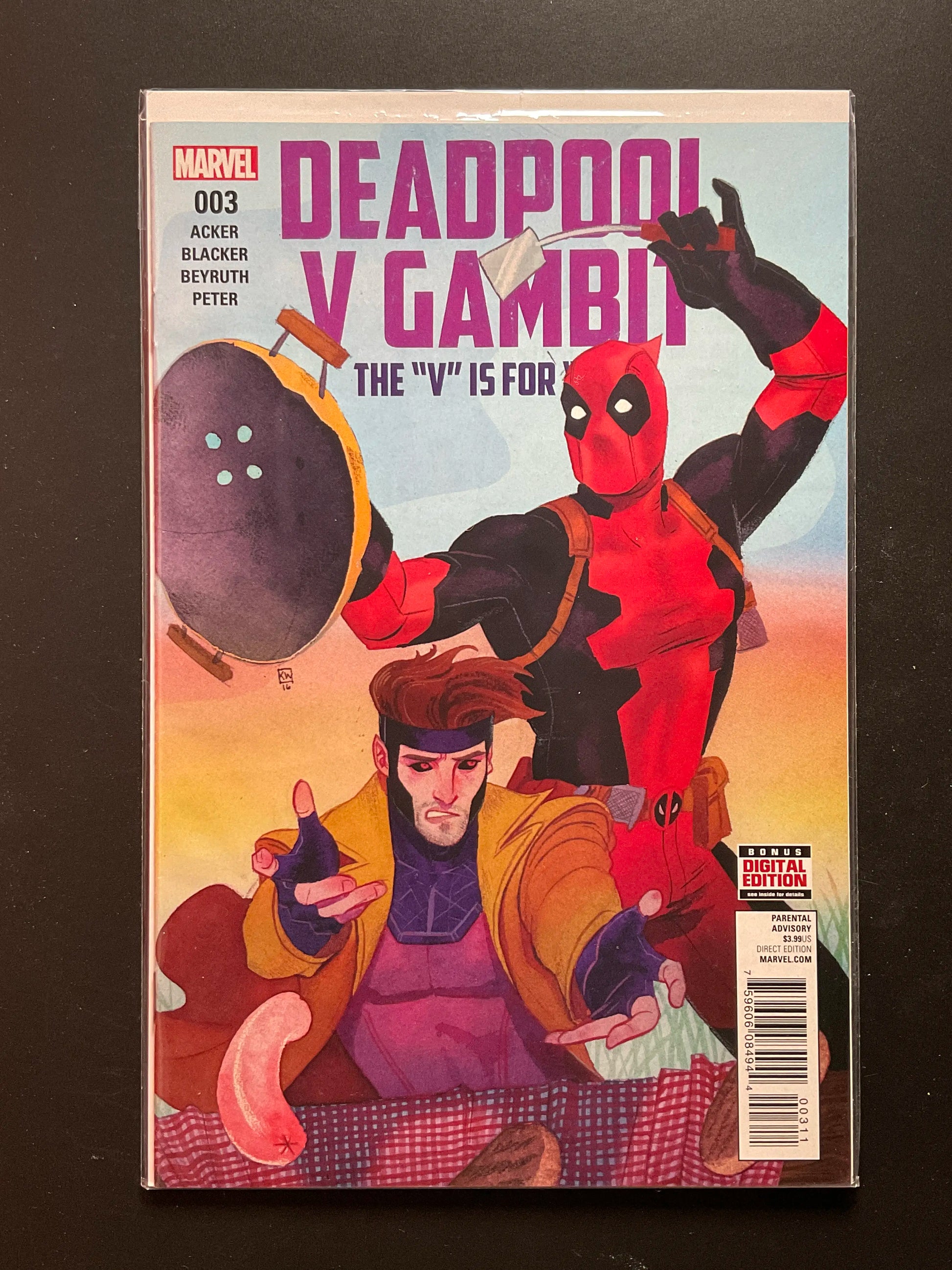 Deadpool v Gambit 3 Marvel Comics 2016