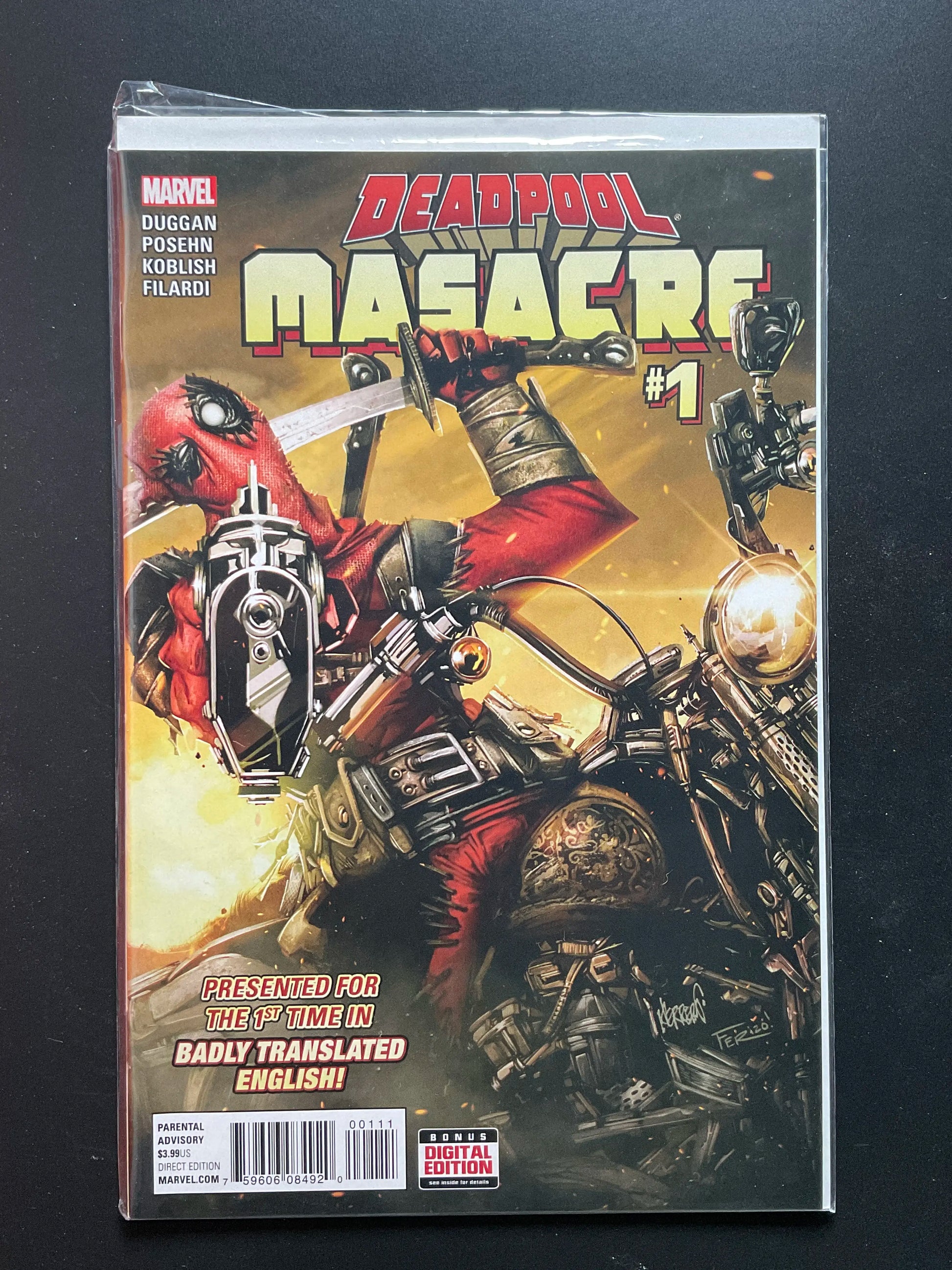 Deadpool Masacre 1 Marvel 2016 Duggan Posehn Koblish Filardi