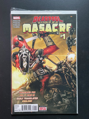 Deadpool Masacre 1 Marvel 2016 Duggan Posehn Koblish Filardi