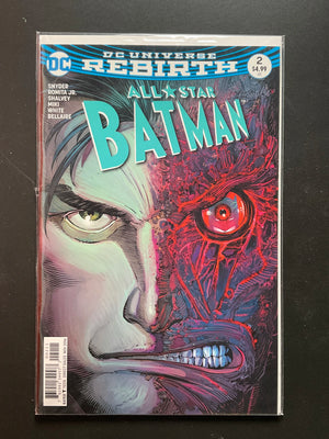 All-Star Batman 2 DC Universe Rebirth 2016 Snyder Romita Jr