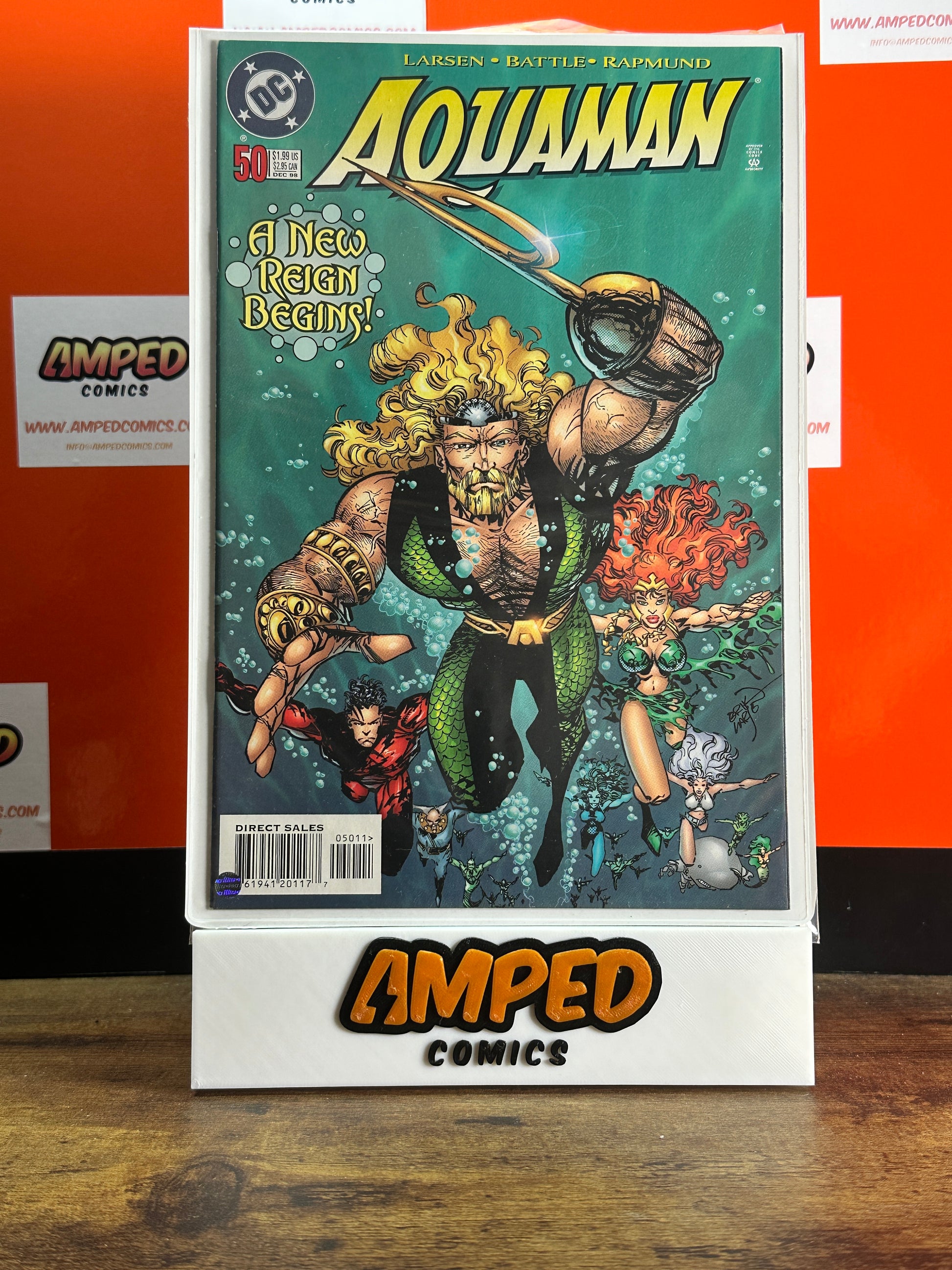 Aquaman 50 DC Comics 1998 A New Reign Begins