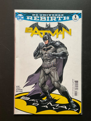 Batman 1 FREE BATMAN DC Universe Rebirth 2016 - King, Finch, Banning, Bellaire