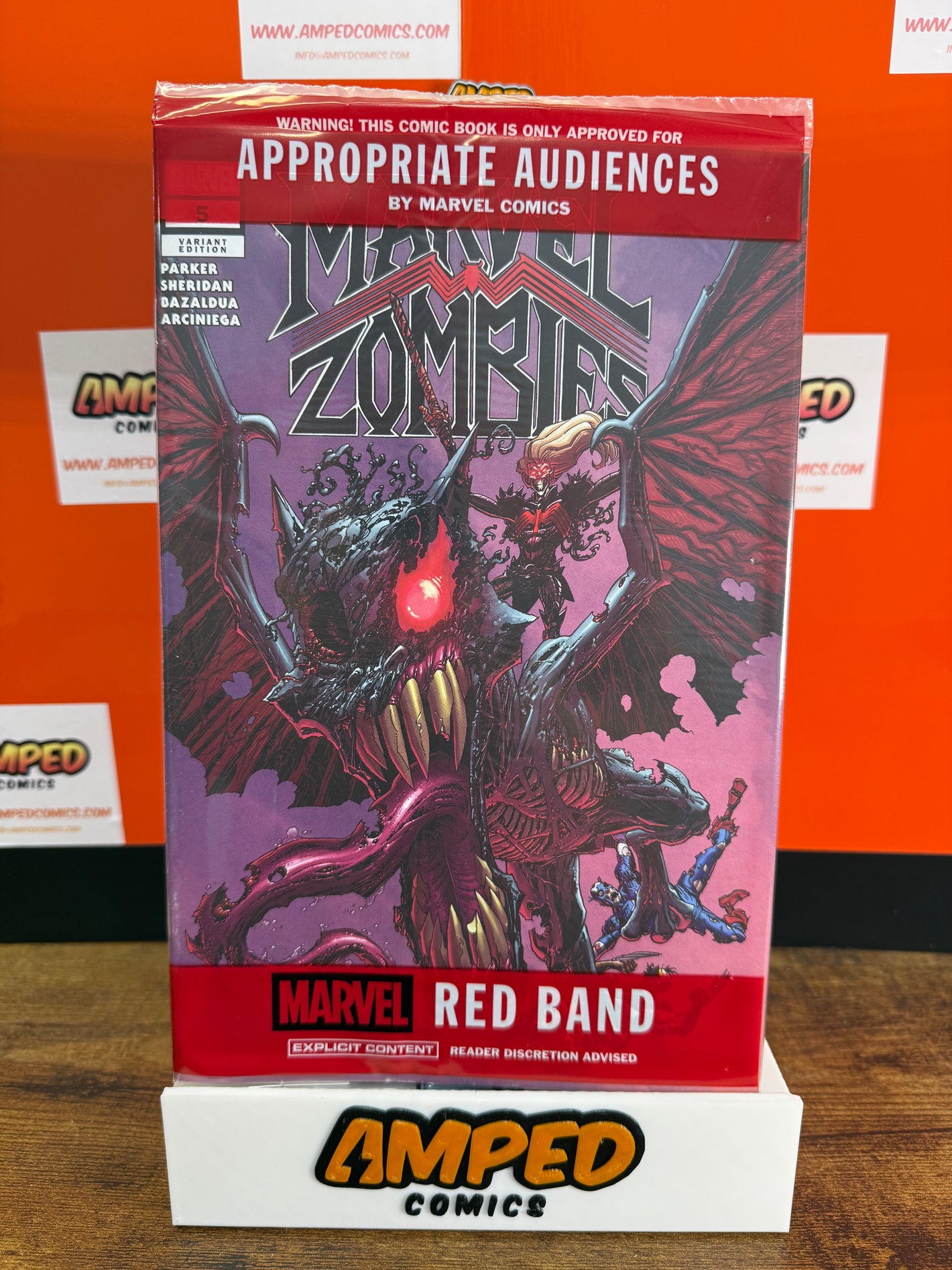 Marvel Zombies Red Band #5 Koblish Retro Zombie Var Polybag