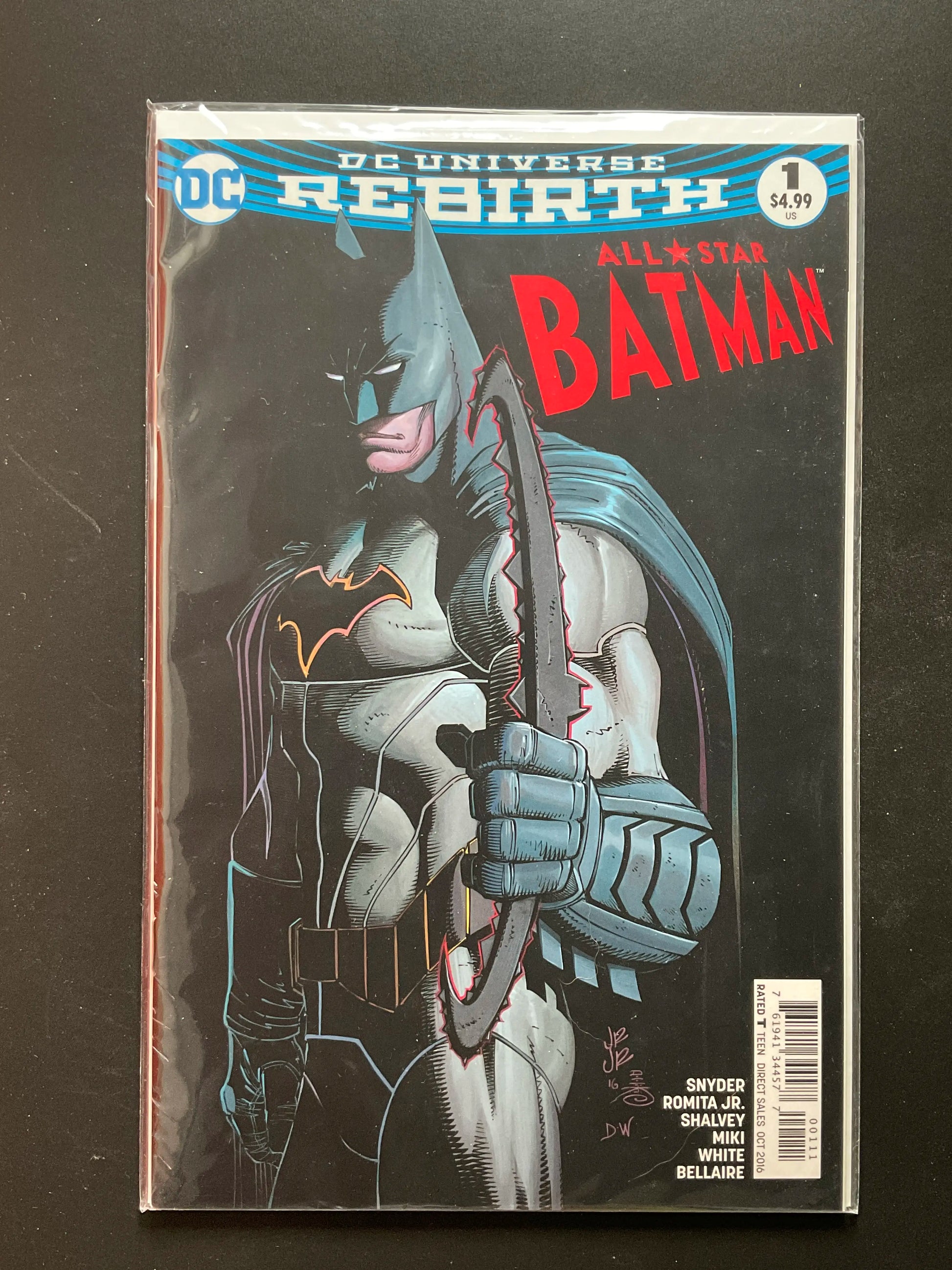 All-Star Batman 1 DC Rebirth 2016 Snyder Romita Jr.