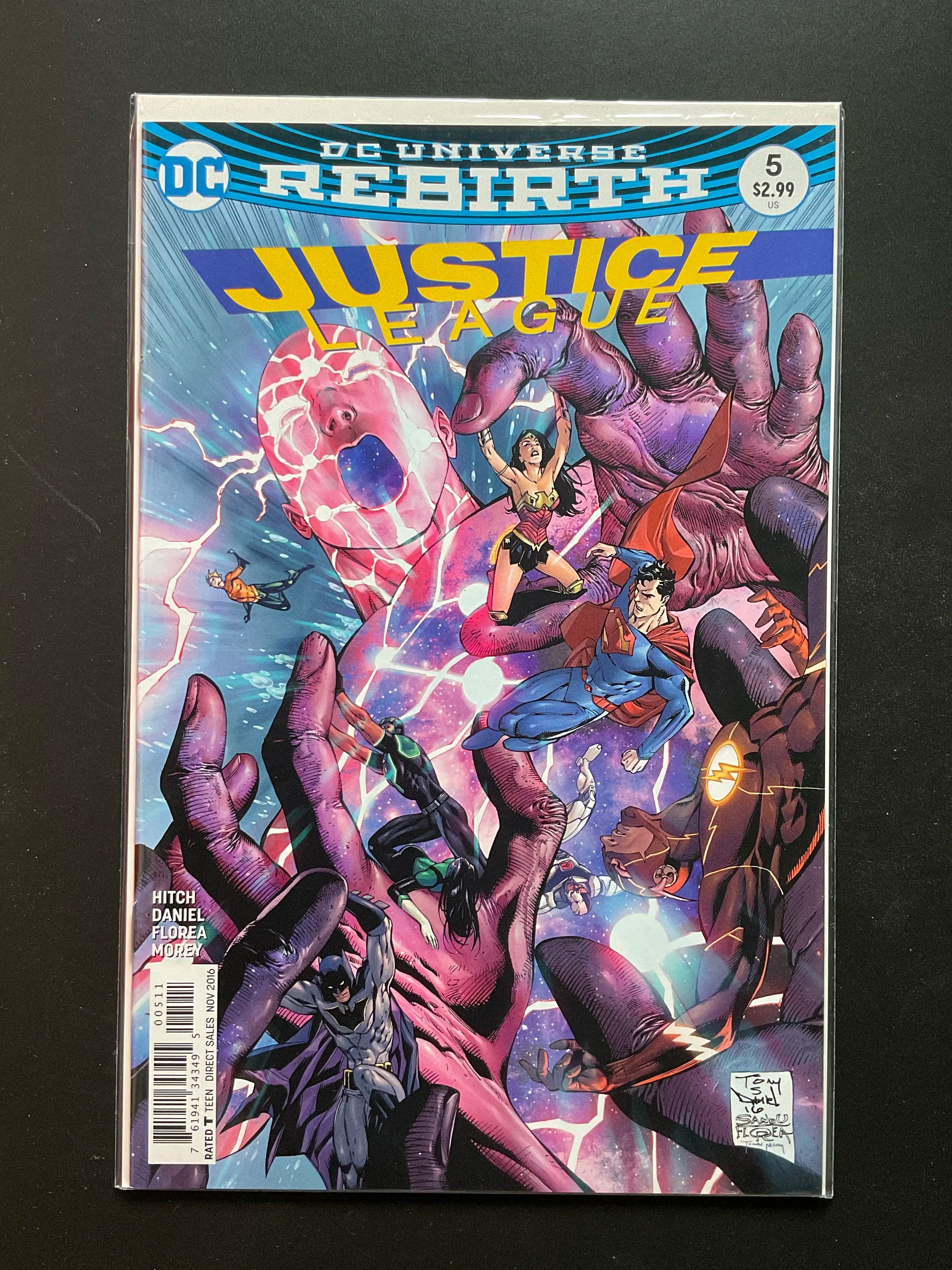 Justice League 5 DC Universe Rebirth (2016) Hitch Daniel