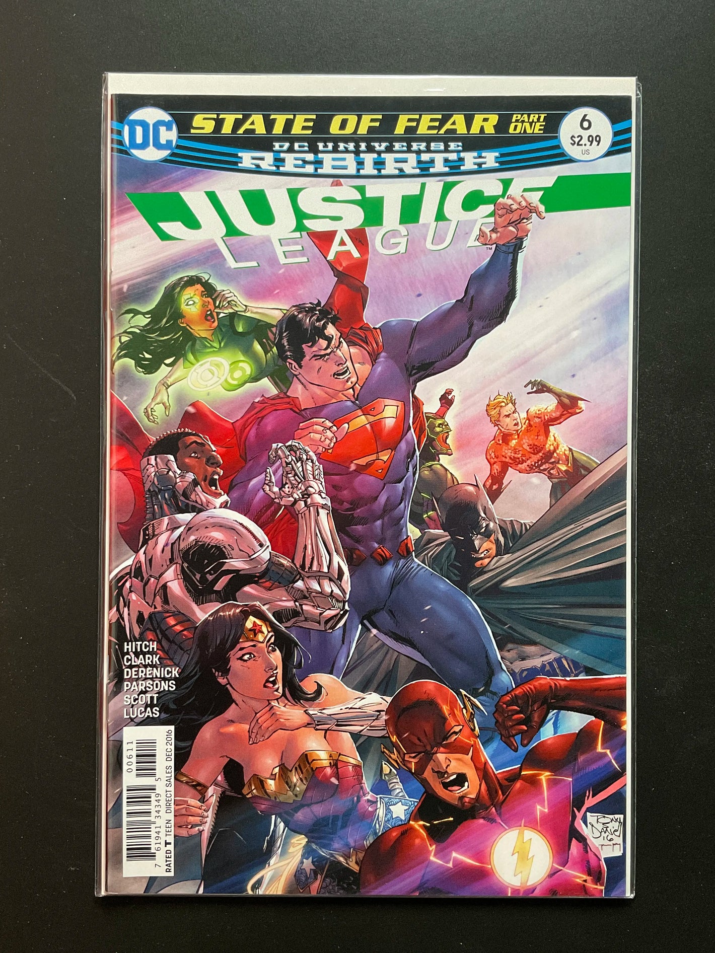 Justice League 6 DC Rebirth 2016 State of Fear Part One