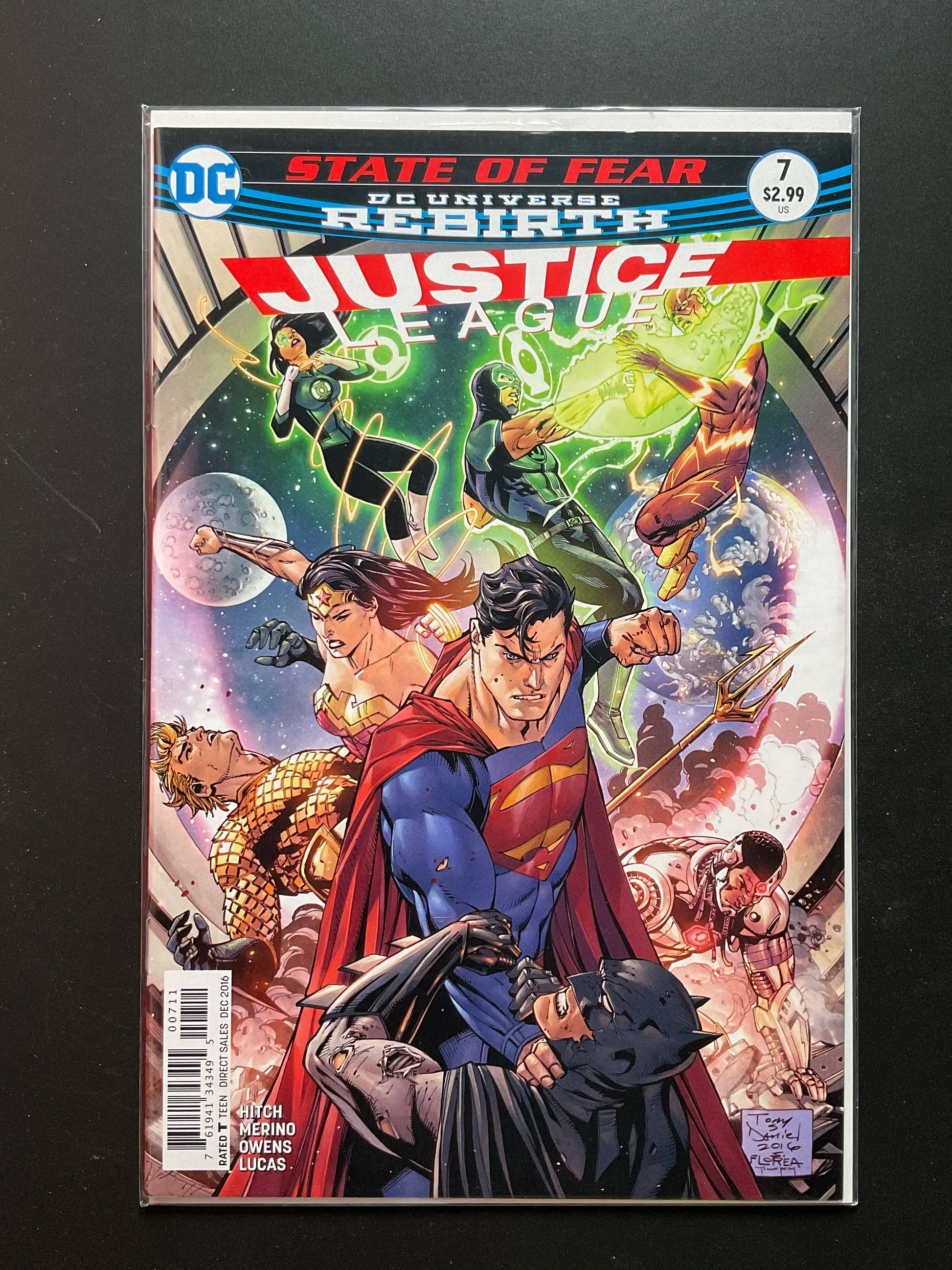 Justice League 7 DC Rebirth 2016 State of Fear