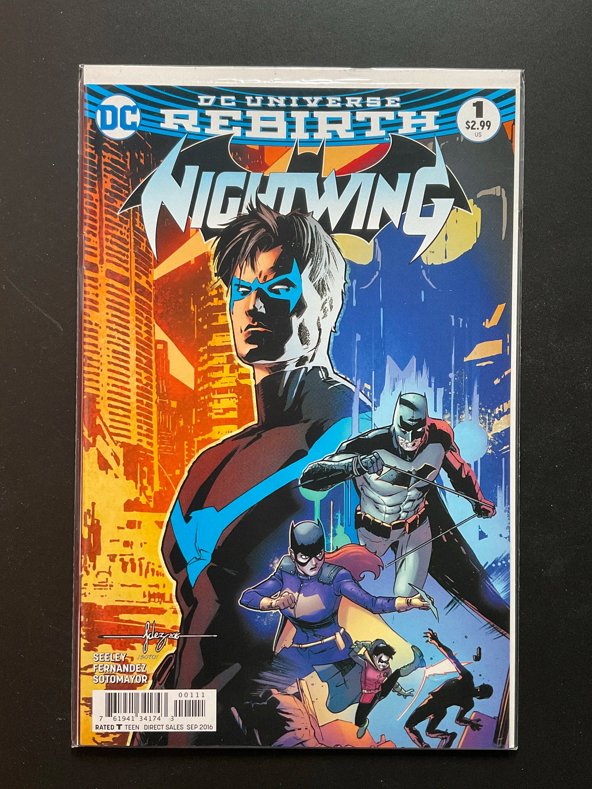 Nightwing 1 DC Universe Rebirth (2016) by Seeley Fernandez