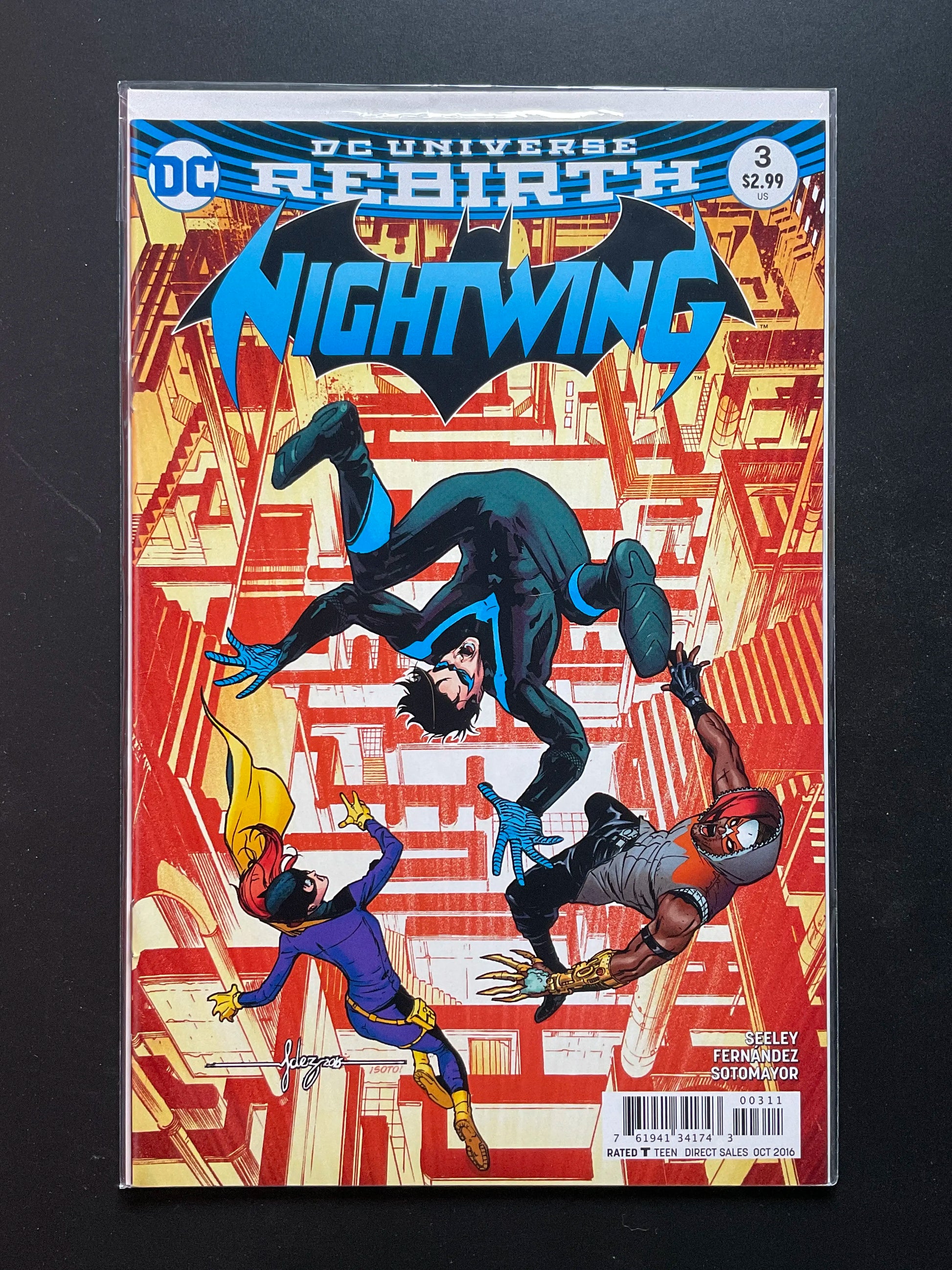 Nightwing 3 DC Universe Rebirth (2016) by Seeley Fernandez