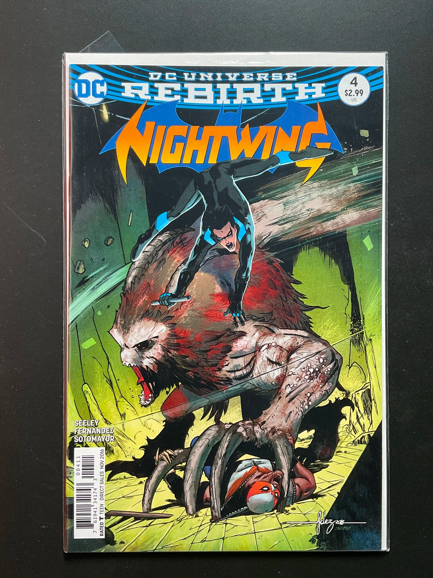 Nightwing 4 DC Universe Rebirth (2016) by Seeley Fernandez