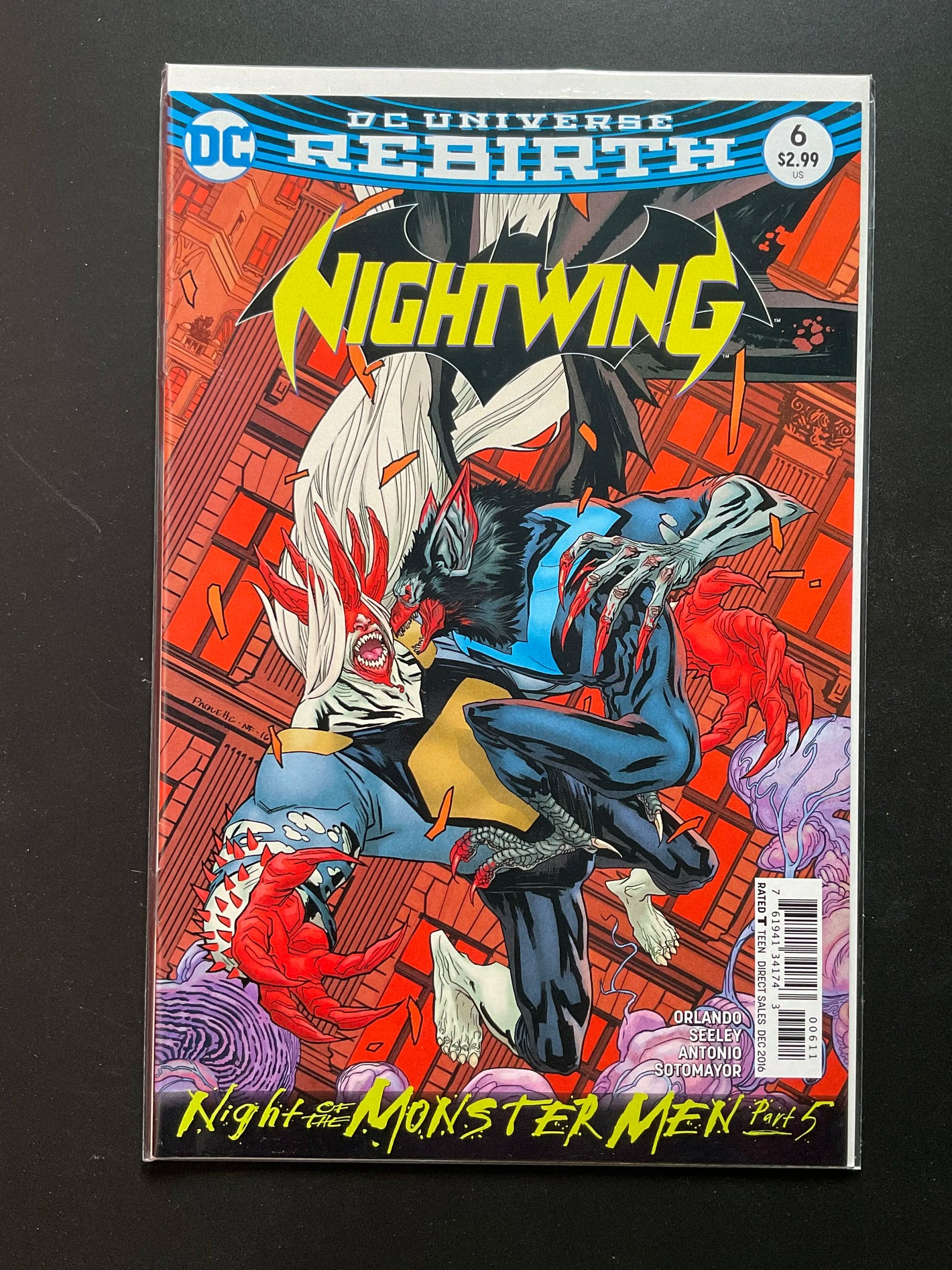 Nightwing 6 DC Universe Rebirth 2016 Night of the Monster Men Part 5