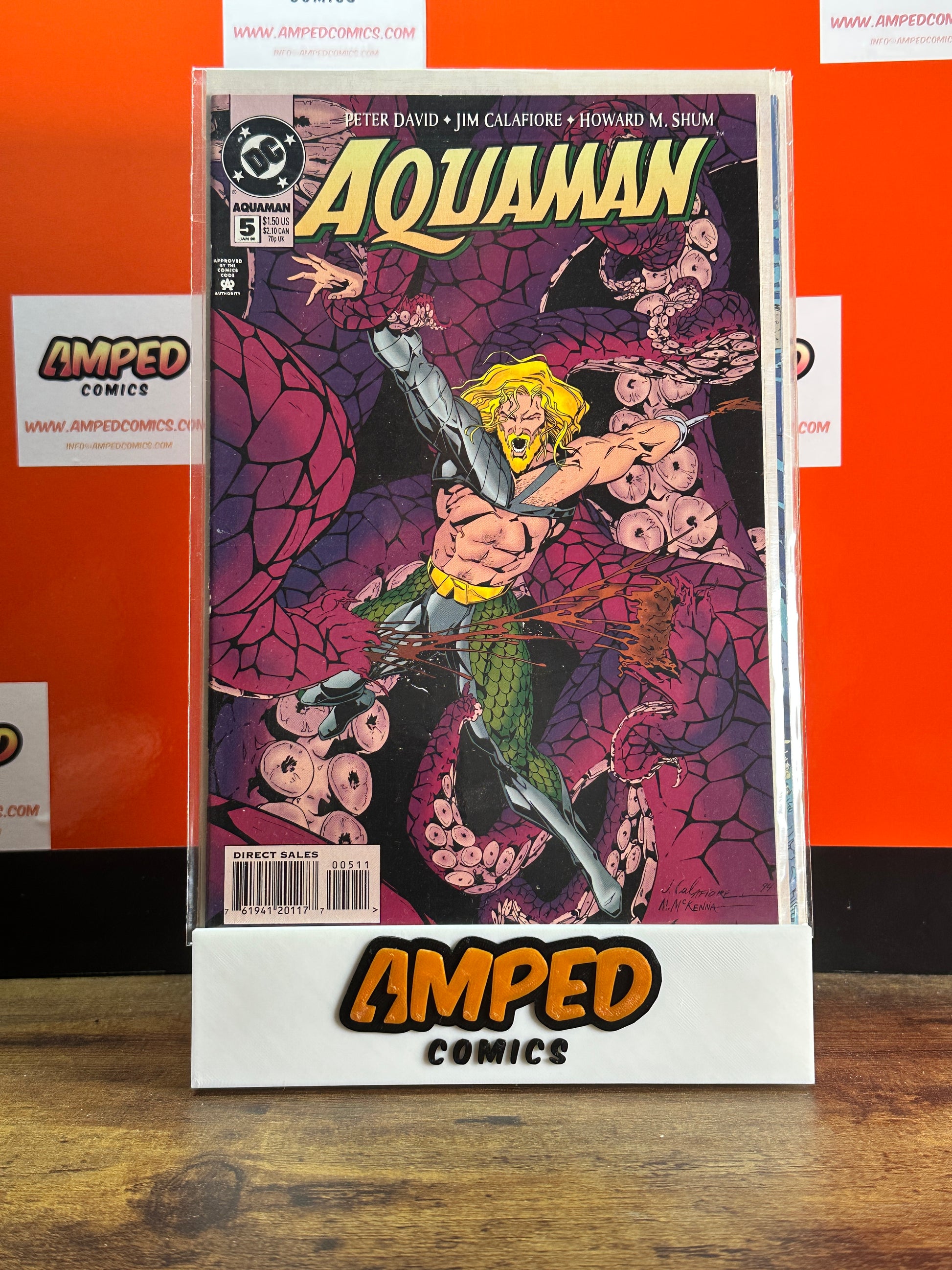 Aquaman 5 (1994) DC Comics by Peter David Jim Calafiore