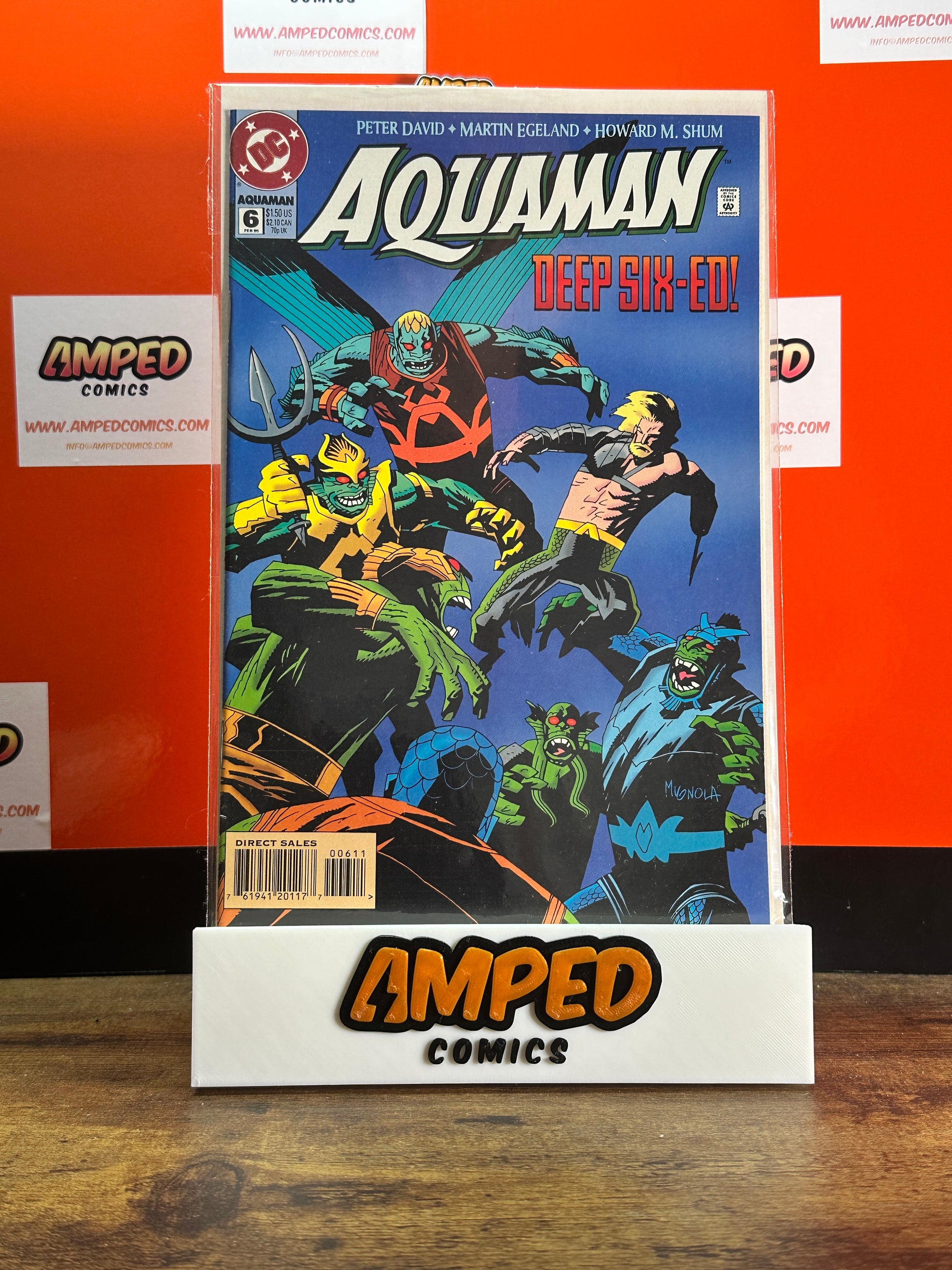 Aquaman 6 (1994) DC Comics - Deep Six-Ed Peter David