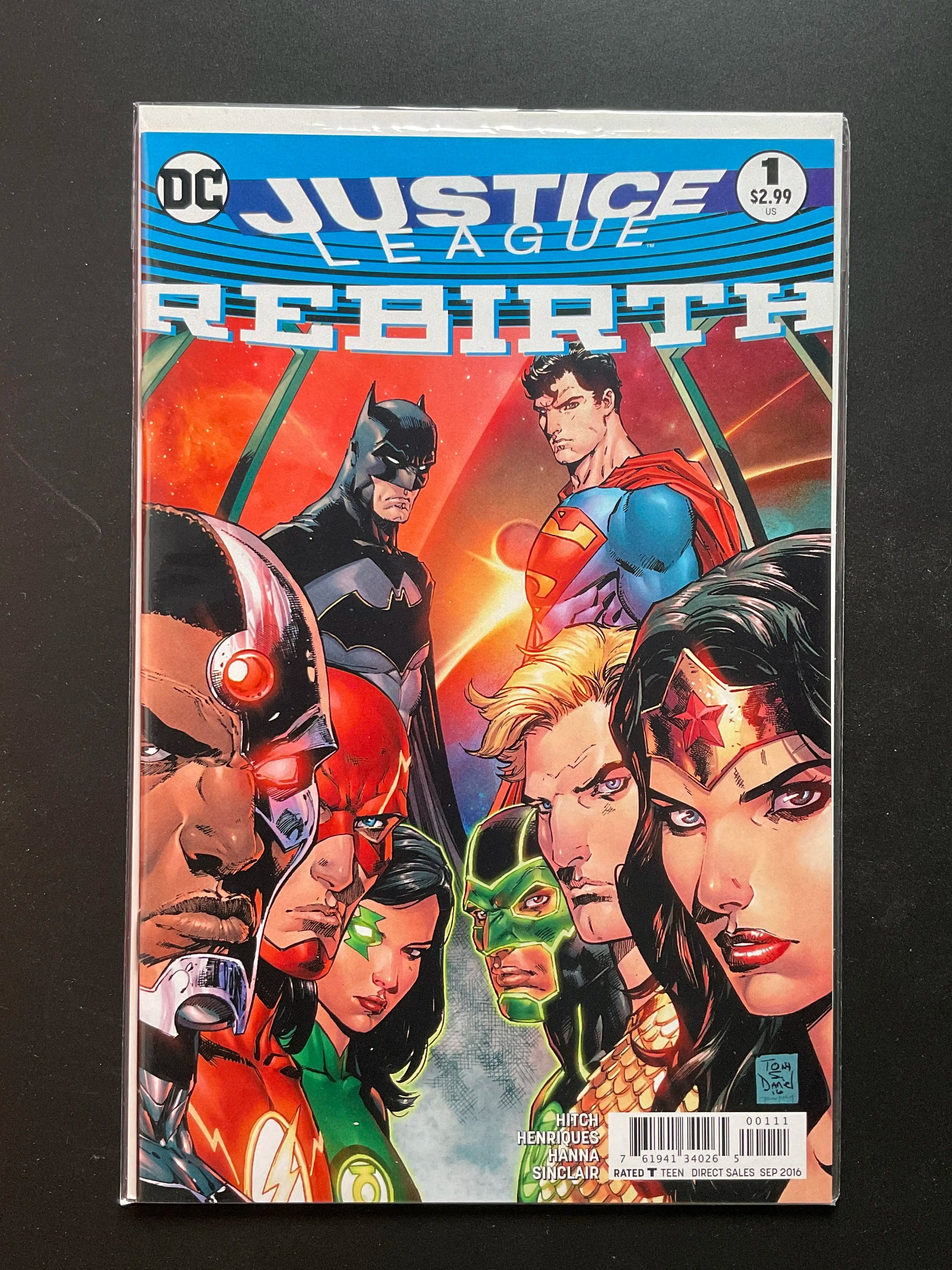 Justice League Rebirth 1 DC Comics 2016