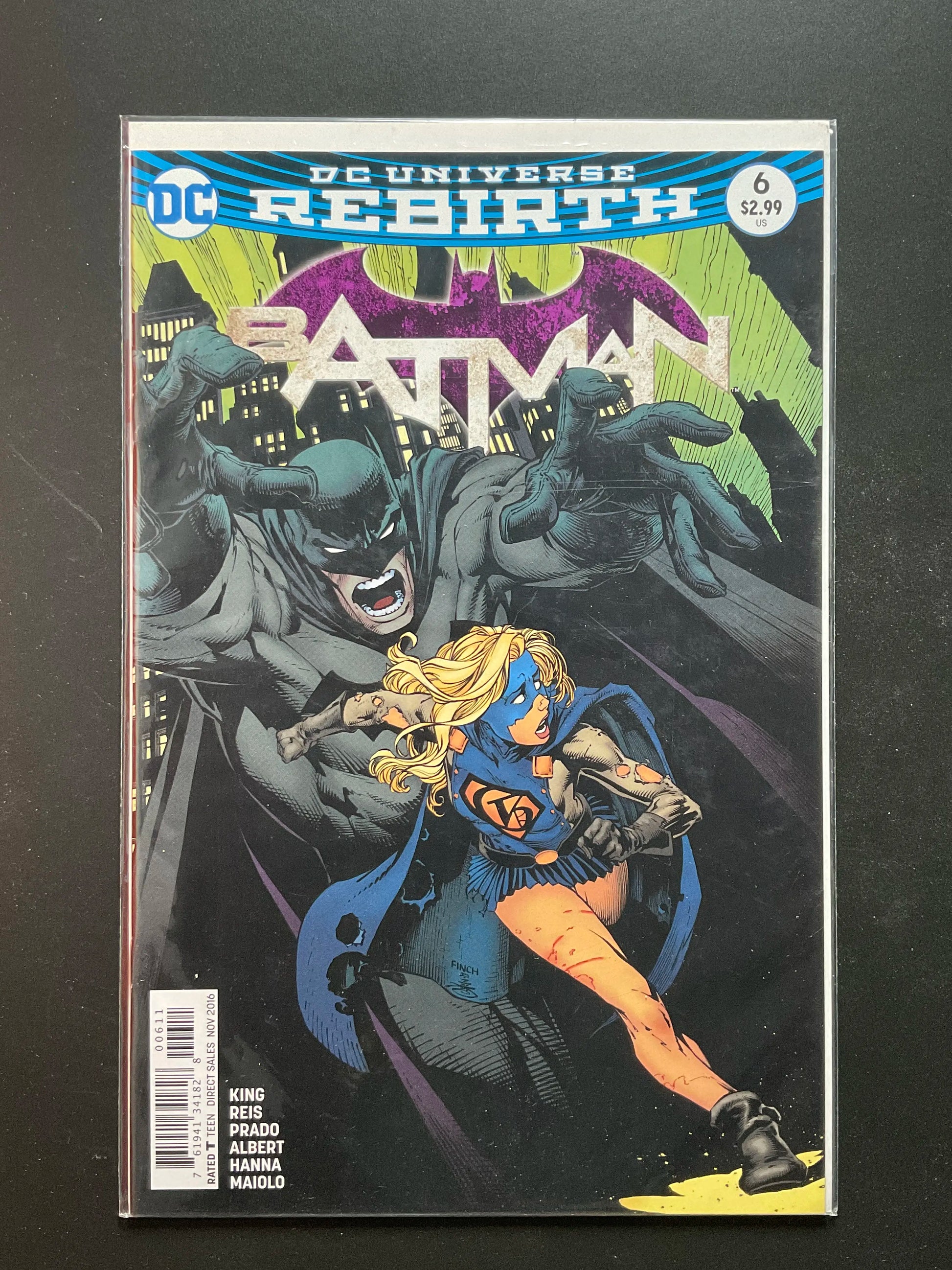 Batman 6 DC Universe Rebirth Nov 2016
