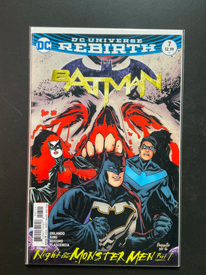 Batman 7 DC Rebirth Night of the Monster Men Part 1