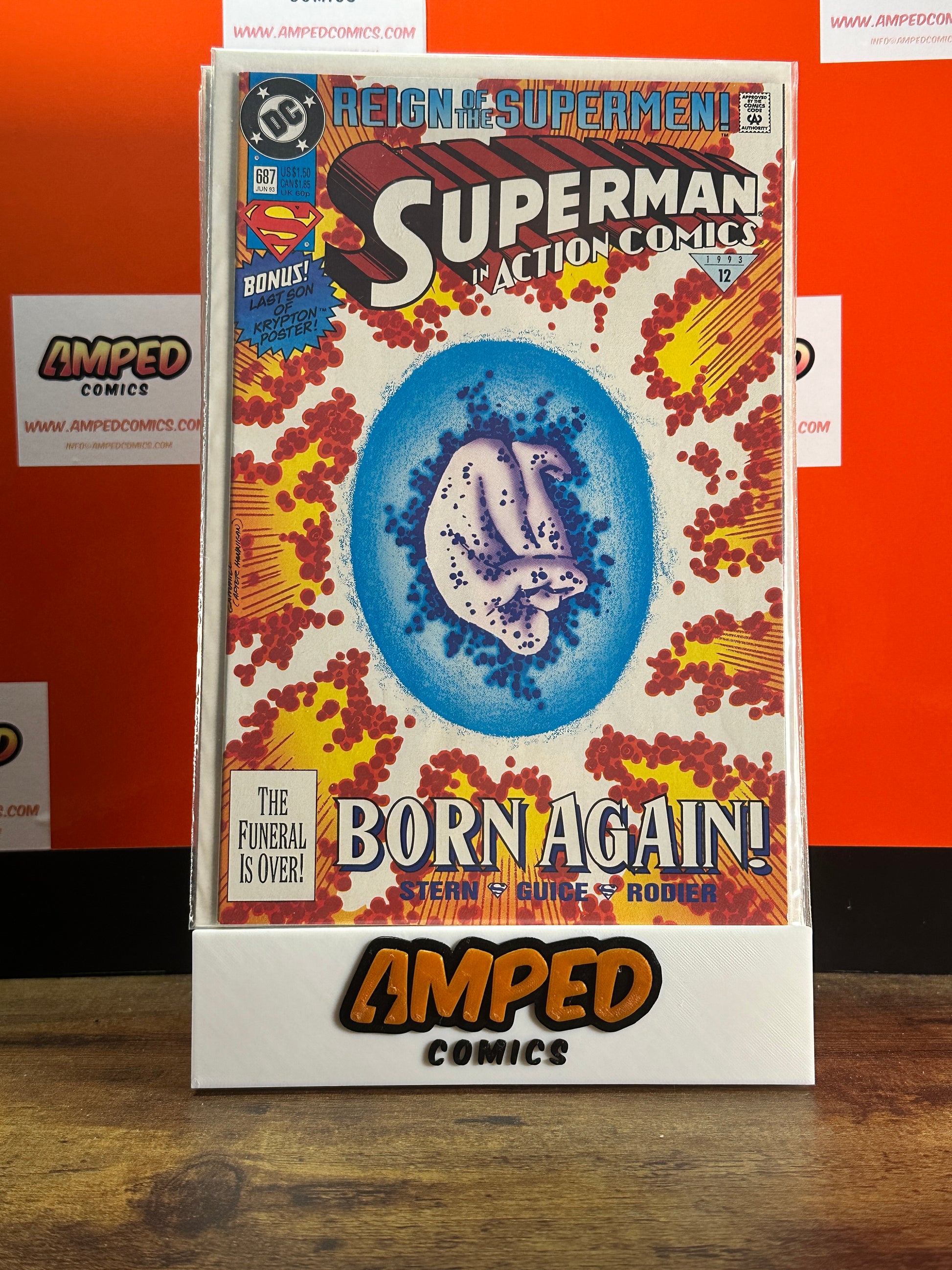 Superman in Action Comics 687 DC Comics 1993 Reign of the Supermen