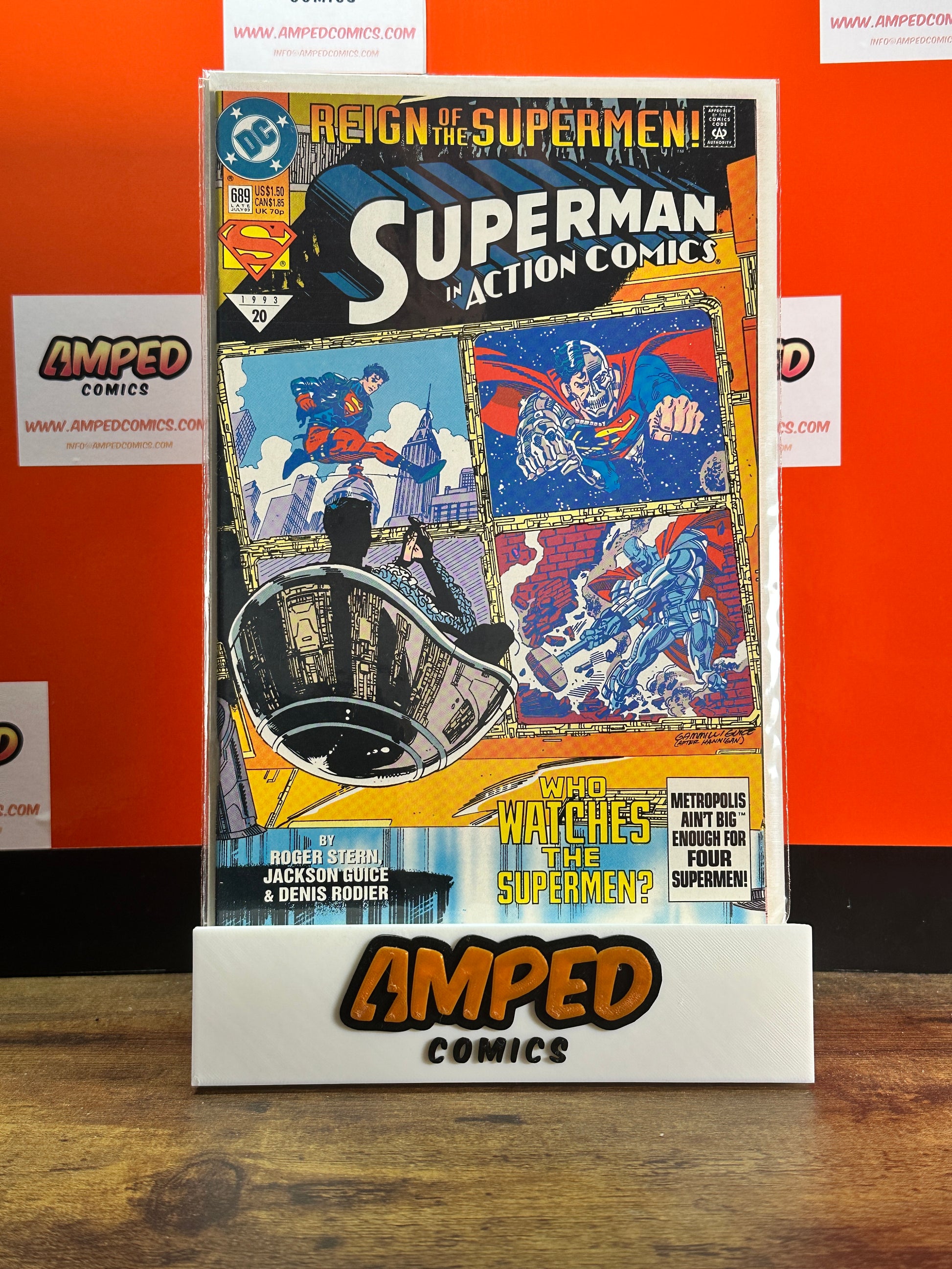 Superman in Action Comics 689 DC Comics 1993 Reign of the Supermen