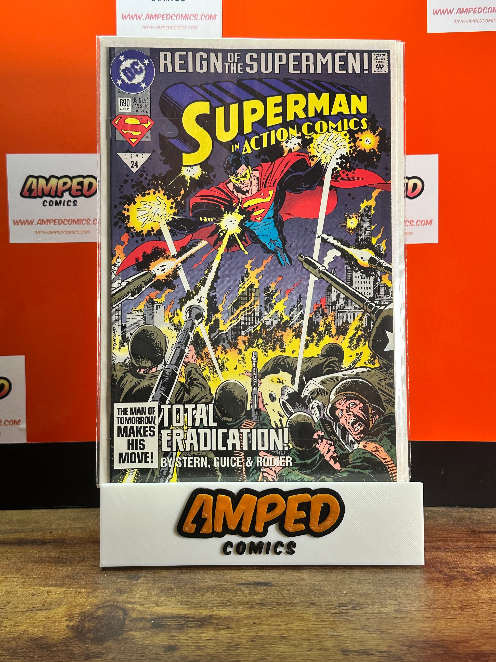 Superman in Action Comics 690 DC Comics 1993 Reign of the Supermen