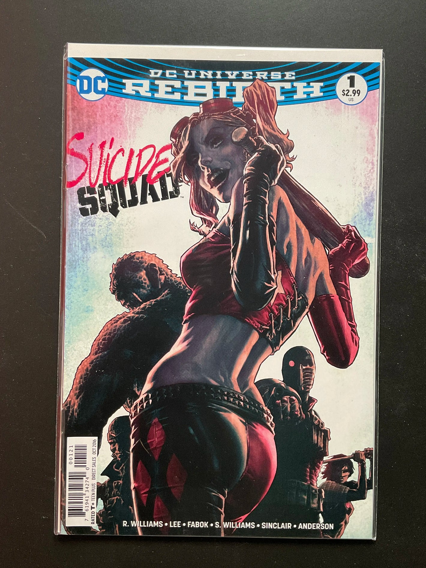 Suicide Squad 1 DC Rebirth 2016 Harley Quinn Cover