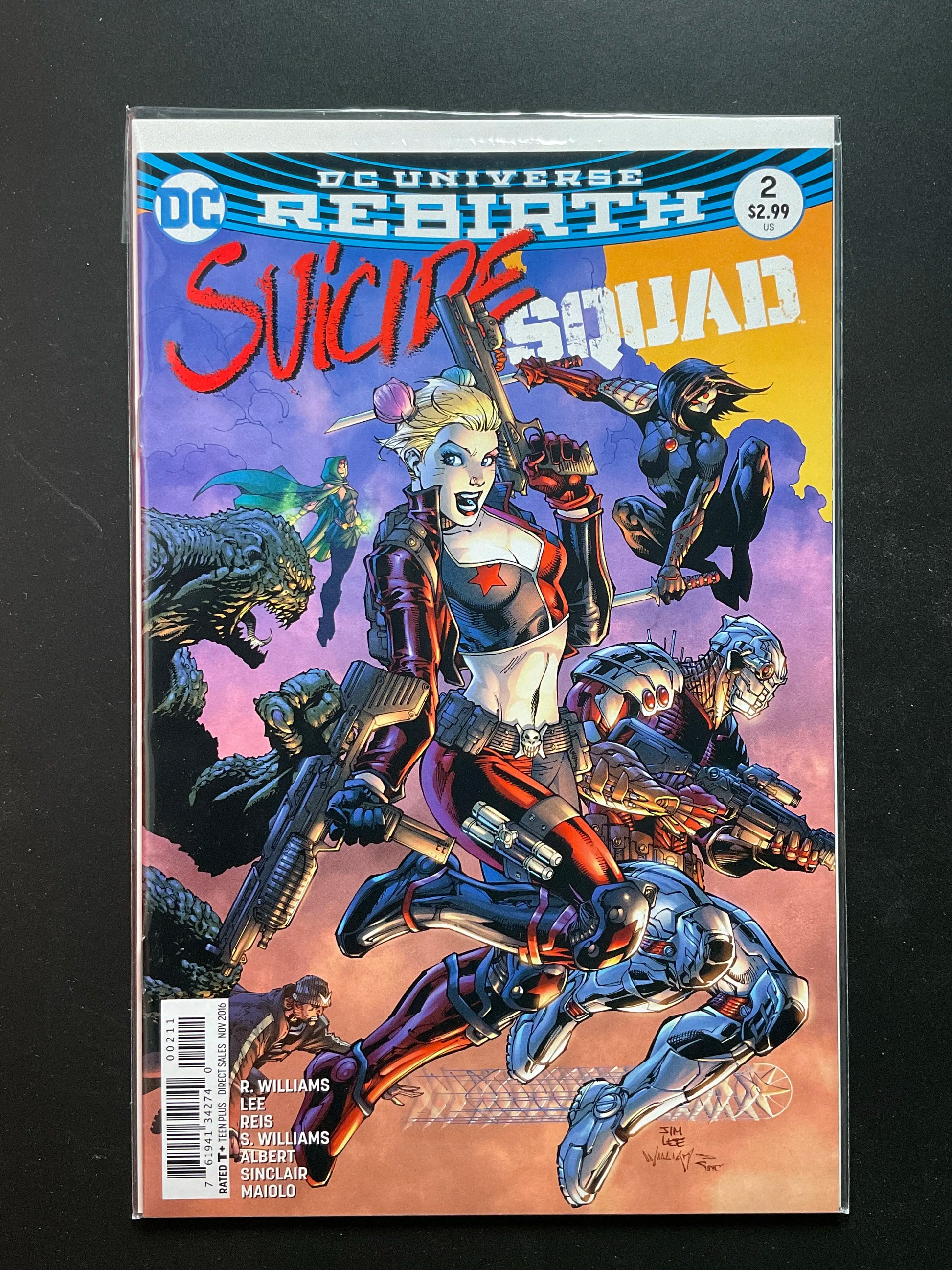 Suicide Squad 2 DC Rebirth 2016 Harley Quinn Cover