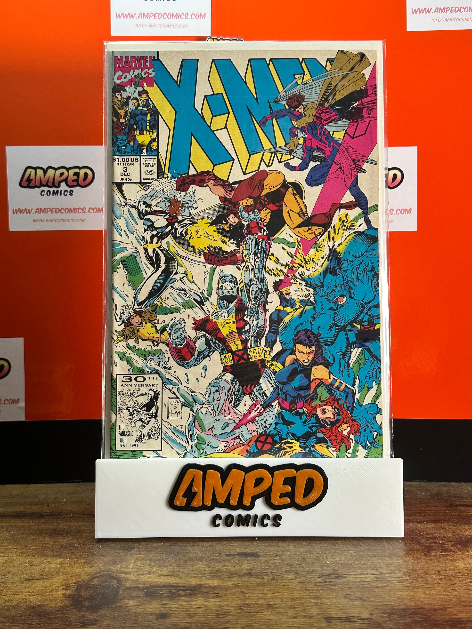 X-Men 3 (Dec 1991) Marvel Comics - Jim Lee Cover Art