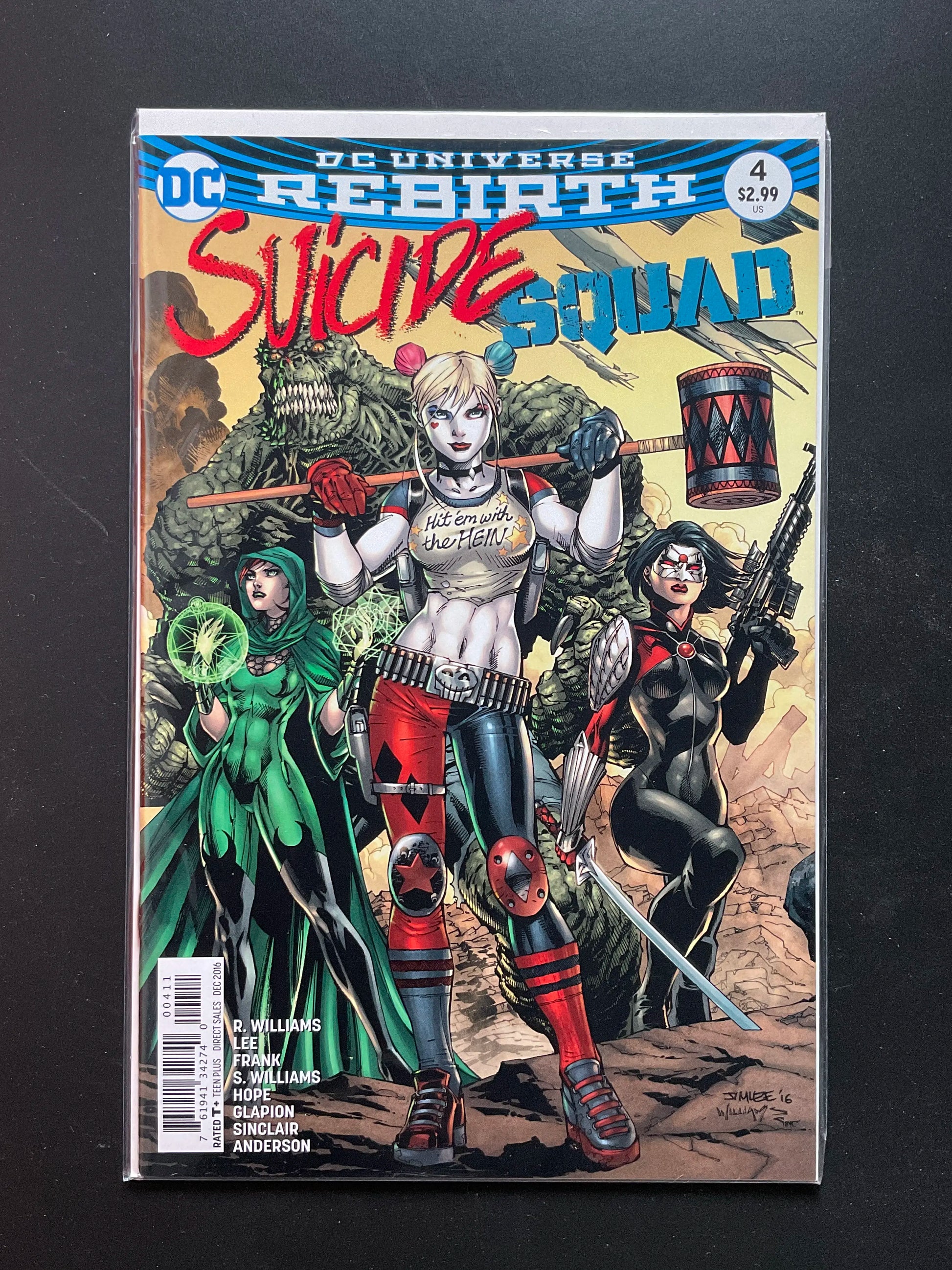 Suicide Squad 4 DC Universe Rebirth 2016 Harley Quinn Cover
