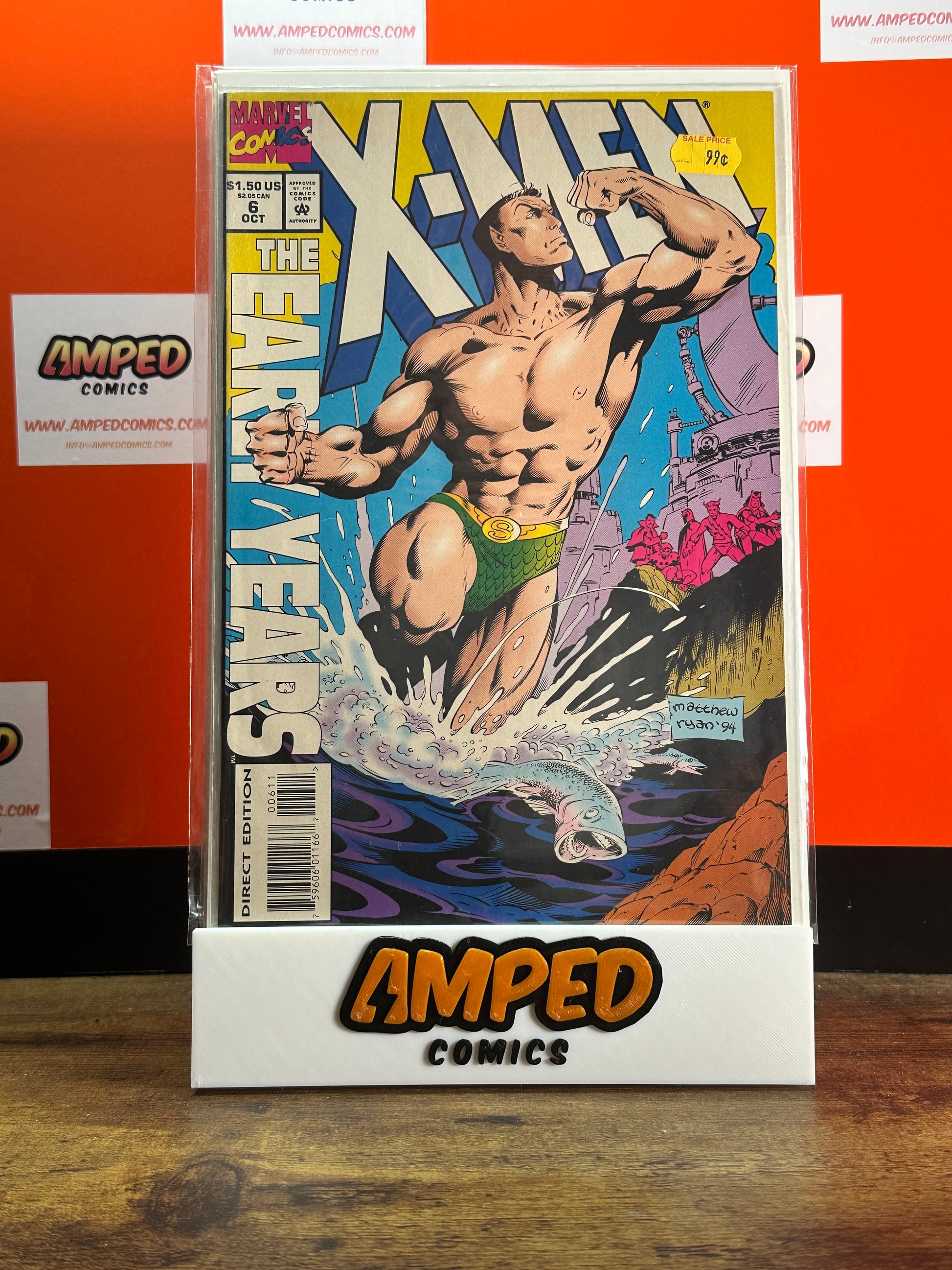 X-Men 6 (Oct 1992) Marvel Comics - Namor Appearance