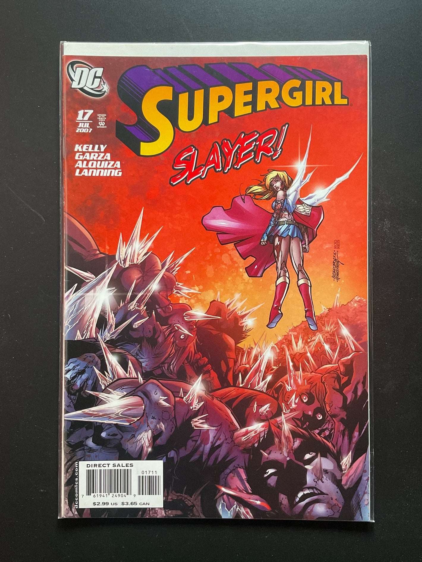 Supergirl 17 (July 2007) DC Comics - Slayer Cover Art