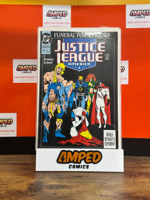 Justice League America 70 DC Comics 1993 Funeral for a Friend